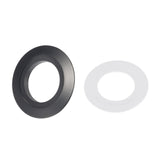 Maxbell 38mm to 48mm 58mm Toilet Button Converter Plate Replacement Gasket for Home Black
