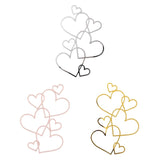 Maxbell Wedding Cake Topper Bridal Shower Gift Ornament for Wedding Birthday Parties Gold