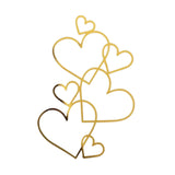 Maxbell Wedding Cake Topper Bridal Shower Gift Ornament for Wedding Birthday Parties Gold