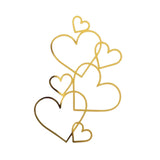 Maxbell Wedding Cake Topper Bridal Shower Gift Ornament for Wedding Birthday Parties Gold