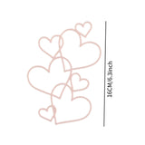 Maxbell Wedding Cake Topper Bridal Shower Gift Ornament for Wedding Birthday Parties Pink