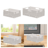 Maxbell Countertop Organizer Utensil Holder Stackable Crate for Bedroom Home Cabinet S