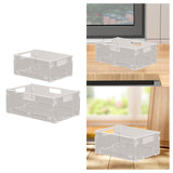 Maxbell Countertop Organizer Utensil Holder Stackable Crate for Bedroom Home Cabinet S