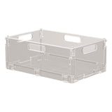 Maxbell Countertop Organizer Utensil Holder Stackable Crate for Bedroom Home Cabinet L