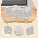 Maxbell Countertop Organizer Utensil Holder Stackable Crate for Bedroom Home Cabinet L