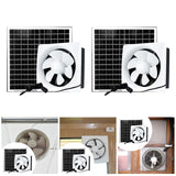 Maxbell Solar Exhaust Fan Kitchen Bathroom Ventilation System for Attic Chicken Coop 8inch