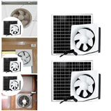 Maxbell Solar Exhaust Fan Kitchen Bathroom Ventilation System for Attic Chicken Coop 8inch