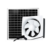 Maxbell Solar Exhaust Fan Kitchen Bathroom Ventilation System for Attic Chicken Coop 8inch