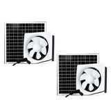 Maxbell Solar Exhaust Fan Kitchen Bathroom Ventilation System for Attic Chicken Coop 8inch