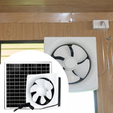 Maxbell Solar Exhaust Fan Kitchen Bathroom Ventilation System for Attic Chicken Coop 12inch