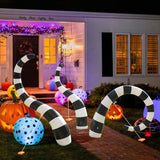 Maxbell Halloween Inflatable Giant Sandworm Halloween Decor for Party Courtyard Yard