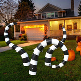 Maxbell Halloween Inflatable Giant Sandworm Halloween Decor for Party Courtyard Yard
