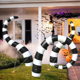 Maxbell Halloween Inflatable Giant Sandworm Halloween Decor for Party Courtyard Yard