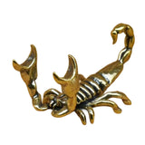 Maxbell Pencil Showholder Tea Pet Pencil Base Decoration Art Brass Scorpion Figurine