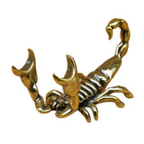 Maxbell Pencil Showholder Tea Pet Pencil Base Decoration Art Brass Scorpion Figurine