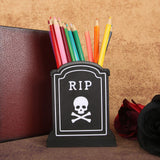 Maxbell Pen Holder for Desk Bathroom Accessories Desktop Storage Tool Halloween Gift