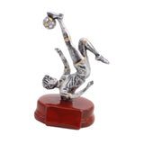 Maxbell Soccer Trophy Man Figurine Championship Games Gift Tournaments Art Sculpture