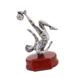 Maxbell Soccer Trophy Man Figurine Championship Games Gift Tournaments Art Sculpture