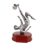Maxbell Soccer Trophy Man Figurine Championship Games Gift Tournaments Art Sculpture