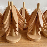 Maxbell DIY Christmas Tree Coaster Set Funny Table Setting for Bowls Hot Dishes Mugs