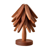 Maxbell DIY Christmas Tree Coaster Set Funny Table Setting for Bowls Hot Dishes Mugs