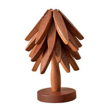 Maxbell DIY Christmas Tree Coaster Set Funny Table Setting for Bowls Hot Dishes Mugs
