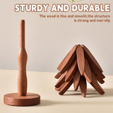 Maxbell DIY Christmas Tree Coaster Set Funny Table Setting for Bowls Hot Dishes Mugs