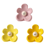 Maxbell Flower Vase Unique Cute Smiling Face Plant Pot for Porch Bedroom Dining Room pink