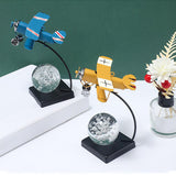 Maxbell Airplane Model Collection Multifunctional Plane Statue for Bedroom Cafe Home Red