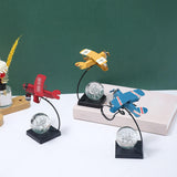 Maxbell Airplane Model Collection Multifunctional Plane Statue for Bedroom Cafe Home Red