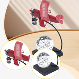 Maxbell Airplane Model Collection Multifunctional Plane Statue for Bedroom Cafe Home Red