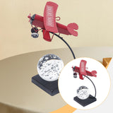 Maxbell Airplane Model Collection Multifunctional Plane Statue for Bedroom Cafe Home Red