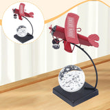 Maxbell Airplane Model Collection Multifunctional Plane Statue for Bedroom Cafe Home Red