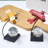 Maxbell Airplane Model Collection Multifunctional Plane Statue for Bedroom Cafe Home Red