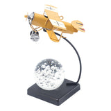 Maxbell Airplane Model Collection Multifunctional Plane Statue for Bedroom Cafe Home Yellow
