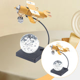 Maxbell Airplane Model Collection Multifunctional Plane Statue for Bedroom Cafe Home Yellow