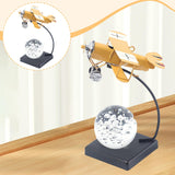 Maxbell Airplane Model Collection Multifunctional Plane Statue for Bedroom Cafe Home Yellow
