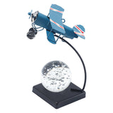 Maxbell Airplane Model Collection Multifunctional Plane Statue for Bedroom Cafe Home Blue