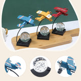 Maxbell Airplane Model Collection Multifunctional Plane Statue for Bedroom Cafe Home Blue