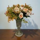 Maxbell Flower Vase Decoration Floral Arrangement for Home Bookshelf Valentine's Day Bottom Dia 10 cm
