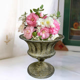 Maxbell Flower Vase Decoration Floral Arrangement for Home Bookshelf Valentine's Day Bottom Dia 12 cm
