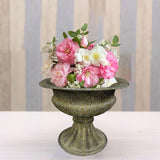 Maxbell Flower Vase Decoration Floral Arrangement for Home Bookshelf Valentine's Day Bottom Dia 13.5 cm