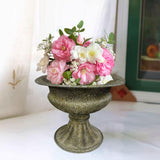 Maxbell Flower Vase Decoration Floral Arrangement for Home Bookshelf Valentine's Day Bottom Dia 13.5 cm