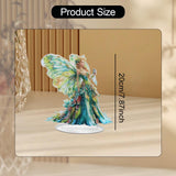 Maxbell 2D Flat Butterfly Wing Fairy Desktop Ornament for Birthday Gift Party Favor