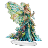 Maxbell 2D Flat Butterfly Wing Fairy Desktop Ornament for Birthday Gift Party Favor