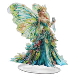 Maxbell 2D Flat Butterfly Wing Fairy Desktop Ornament for Birthday Gift Party Favor