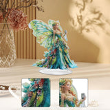 Maxbell 2D Flat Butterfly Wing Fairy Desktop Ornament for Birthday Gift Party Favor