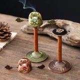 Maxbell Incense Burner Decoration Elegant Censer Burner for Table Living Room Office Style B