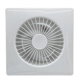Maxbell Solar Exhaust Fan Silent Sturdy Accessories for Greenhouse Pet House Outside White 4 Inch