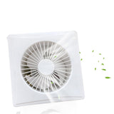 Maxbell Solar Exhaust Fan Silent Sturdy Accessories for Greenhouse Pet House Outside White 4 Inch